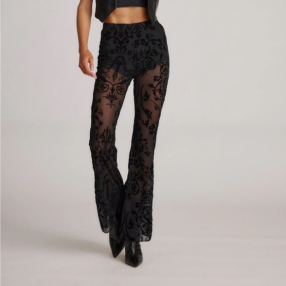 12th Tribe Pants - 12th tribe Velvet Lace Pant NWT